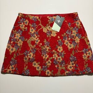 Tuckernuck Sakura Blossom Chenille Jacquard Meg Mini Skirt